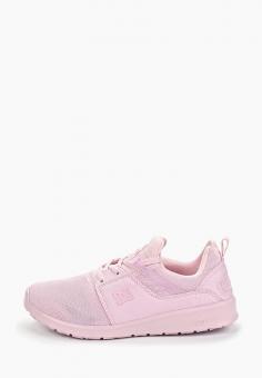 Кроссовки DC Shoes HEATHROW цвет розовый