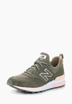 Кроссовки New Balance 574 цвет зеленый