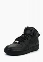Кроссовки Nike Boys' Air Force 1 Mid (GS) Basketball Shoe цвет черный