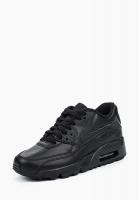 Кроссовки Nike Boys' Air Max 90 Leather (GS) Shoe цвет черный