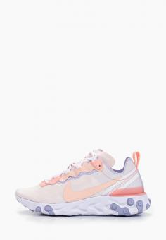 Кроссовки Nike W NIKE REACT ELEMENT 55 цвет розовый