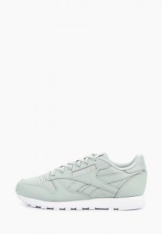 Кроссовки Reebok Classics CL LTHR цвет зеленый