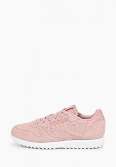 Кроссовки Reebok Classics CL LTHR RIPPLE цвет розовый