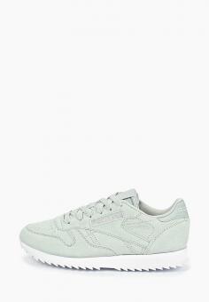 Кроссовки Reebok Classics CL LTHR RIPPLE цвет бирюзовый