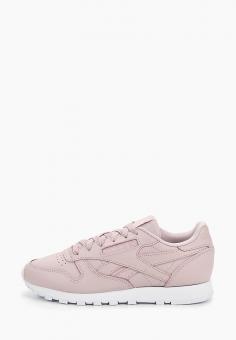 Кроссовки Reebok Classics CL LTHR цвет розовый